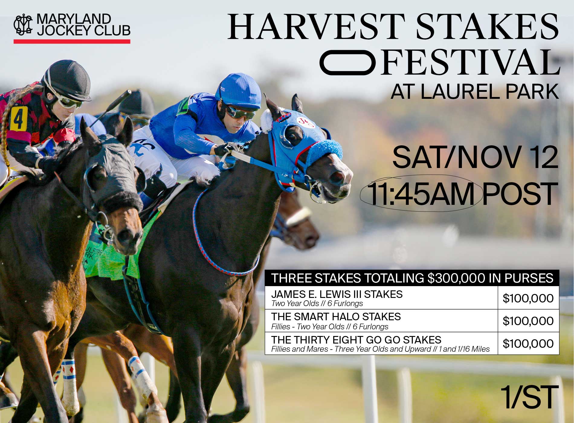 Harvest Stakes Festival - Maryland Jockey Club